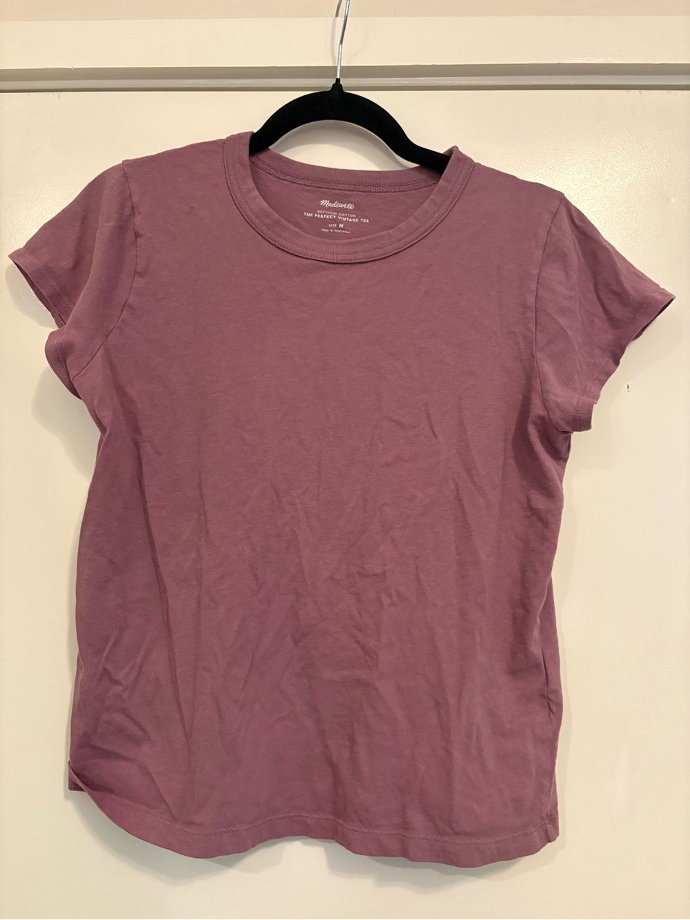 Madewell Women's Short Sleeve The Perfect Vintage Tee - Dusty Mauve